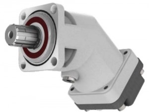 斜軸柱塞泵，排量12cc-108cc，最高壓力可達400bar，ISO法蘭連接。