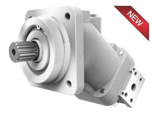 2PS系列斜軸柱塞泵，排量12cc-108cc，最高壓力可達450bar，ISO法蘭連接。