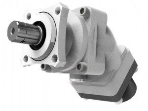 PBA斜軸柱塞泵，排量17cc-105cc，最高壓力可達400bar，ISO法蘭連接。