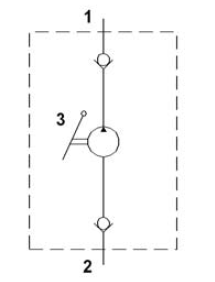 GL20\GL25\GL28\GL30\GL35\GL40\GL45 雙作用液壓手動(dòng)泵原理圖